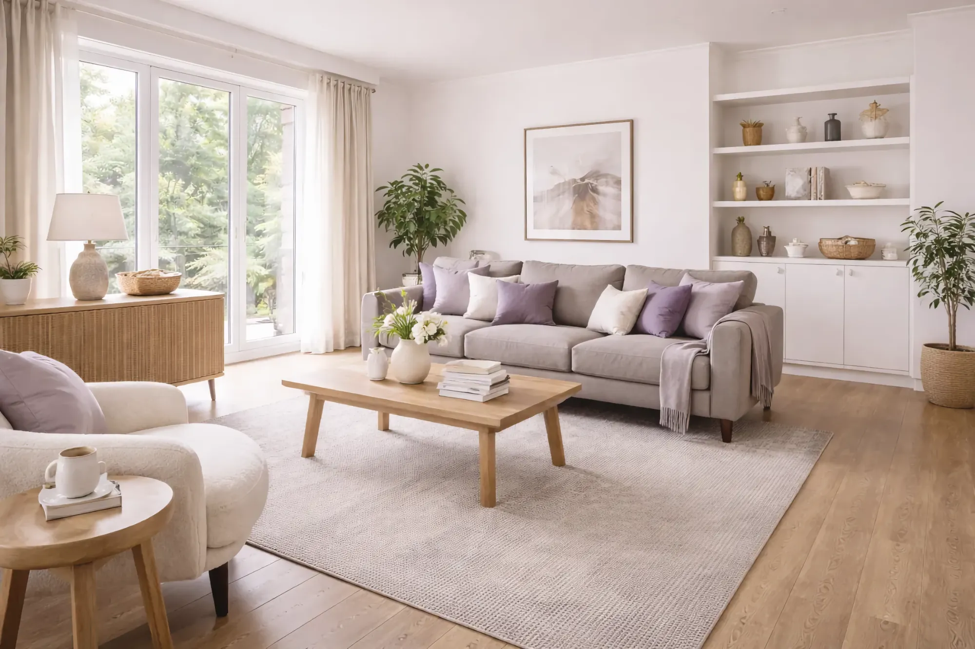 Helles, modernes Wohnambiente – happy room